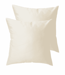 GRACE-tyynynpäälliset, 2/pakk. 43x43 cm Luonnonvalkoinen