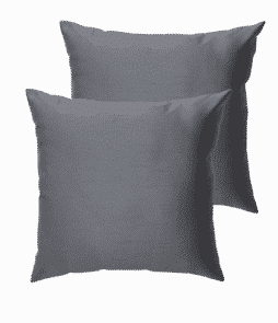 GRACE-tyynynpäälliset, 2/pakk. 43x43 cm Harmaa