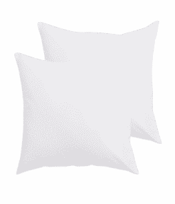 GRACE-tyynynpäälliset, 2/pakk. 43x43 cm Valkoinen