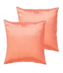 GRACE-tyynynpäälliset, 2/pakk. 43x43 cm Vaalea oranssi