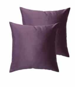 GRACE-tyynynpäälliset, 2/pakk. 43x43 cm Kanervanliila