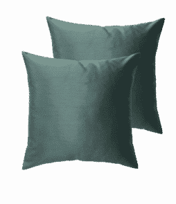 GRACE-tyynynpäälliset, 2/pakk. 43x43 cm Harmaanvihreä