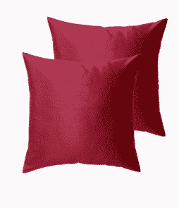 GRACE-tyynynpäälliset, 2/pakk. 43x43 cm Vadelmanpunainen