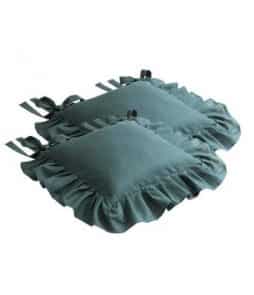 GUSTAVIA-istuintyynynpäälliset, 2/pakk. Petroli