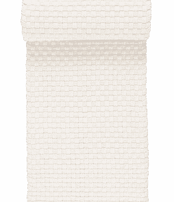 IMPERIA-puuvillamatto 70x350 cm Luonnonvalkoinen