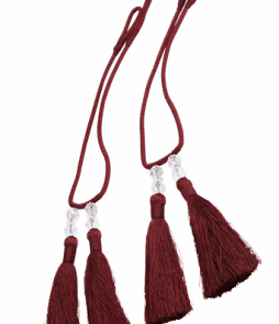 TWINS-tupsutampit, 2/pakk. Viininpunainen