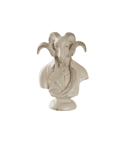 BRUCE-koristehahmo Luonnonvalkoinen