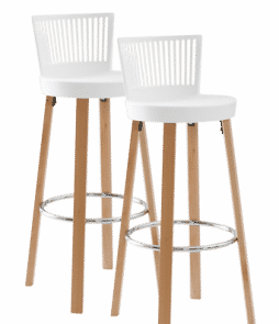 GETINGE-baarituolit, 2/pakk. Valkoinen