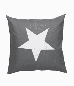 HAMPTON-tyynynpäällinen 50x50 cm Harmaa