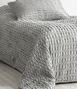 JOHANNA-päiväpeite – kapeaan sänkyyn 180x260 cm Harmaa