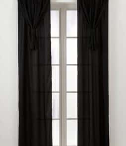 KRISTIN-liehukeverhot, 2/pakk. Musta