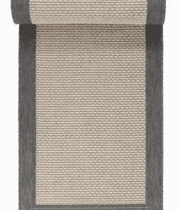 TOSCANA-bukleematto 80x200 cm Antrasiitinharmaa/harmaa