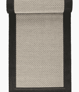 TOSCANA-bukleematto 80x200 cm Musta/harmaa