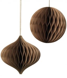 Bc Christmas Mix 13x13cm 2pcs Paper Dec, Kulta, 13x13cm, Broste Copenhagen