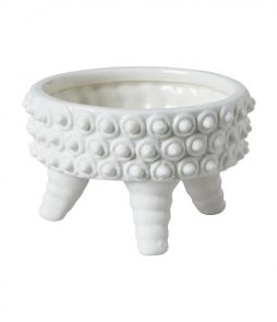 Bc Prins Ø11,5xh7cm CandlE-Holder, Valkoinen, 11.5x11.5cm, Broste Copenhagen