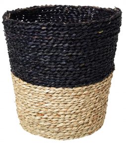 Bc Rasmus 30x30cm Basket, Musta, 30x30cm, Broste Copenhagen