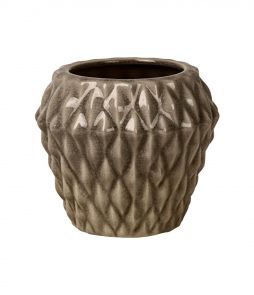 Bc Rhomby S 14,5x13cm Pot, Ruskea, 14.5x14.5cm, Broste Copenhagen