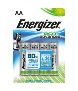 En Batteri Aa 4-Pack, Harmaa, 1.5x7.95cm,
