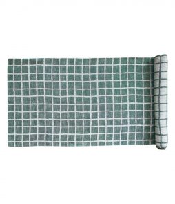 Fld Rutig 45x150cm Runner, Vihreä, 150x45cm, Fine Little Day