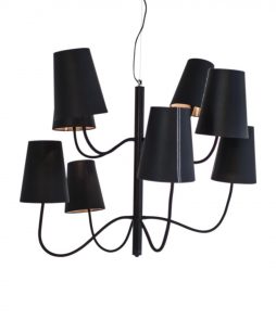 Ryd Hercules Ø130x78cm Taklampa, Musta, 130x130cm, By Rydéns