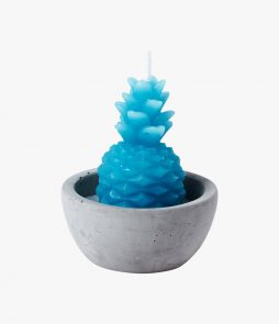 Pineapple Candle In Pot, Turkoosi, 7x7cm, Hemtex