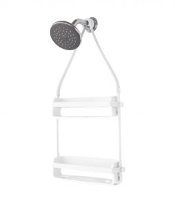 Um Flex 9,5x32x65cm Shower Caddy, Valkoinen, 9.5x33cm, Umbra