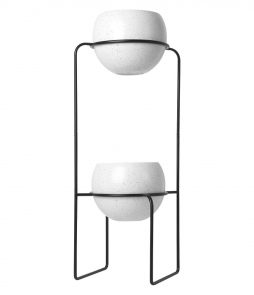 Um Nesta 22x22x70cm Tiered Planter, Valkoinen, 22x22cm, Umbra