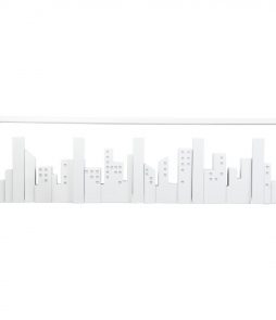 Um Skyline 49,5x15x2cm Hook, Valkoinen, 2x49.5cm, Umbra