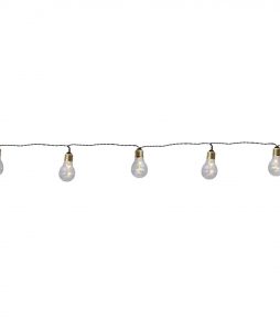 St Bat Glow 5led 100cm Lightchain, Kulta,